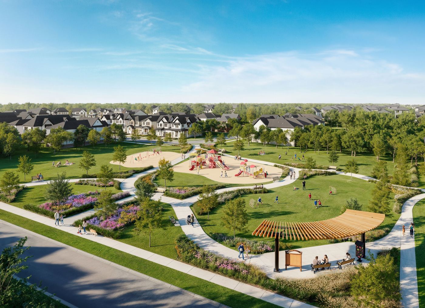Artist’s concept of Everstone community park