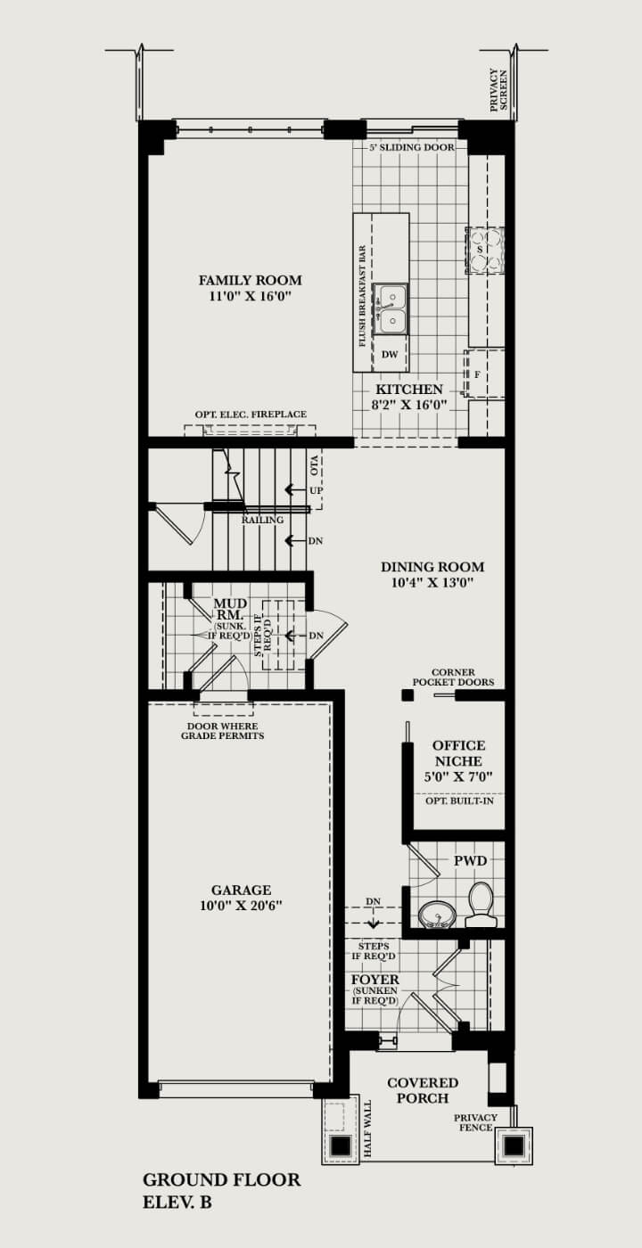 Ainsworth ground floor plan