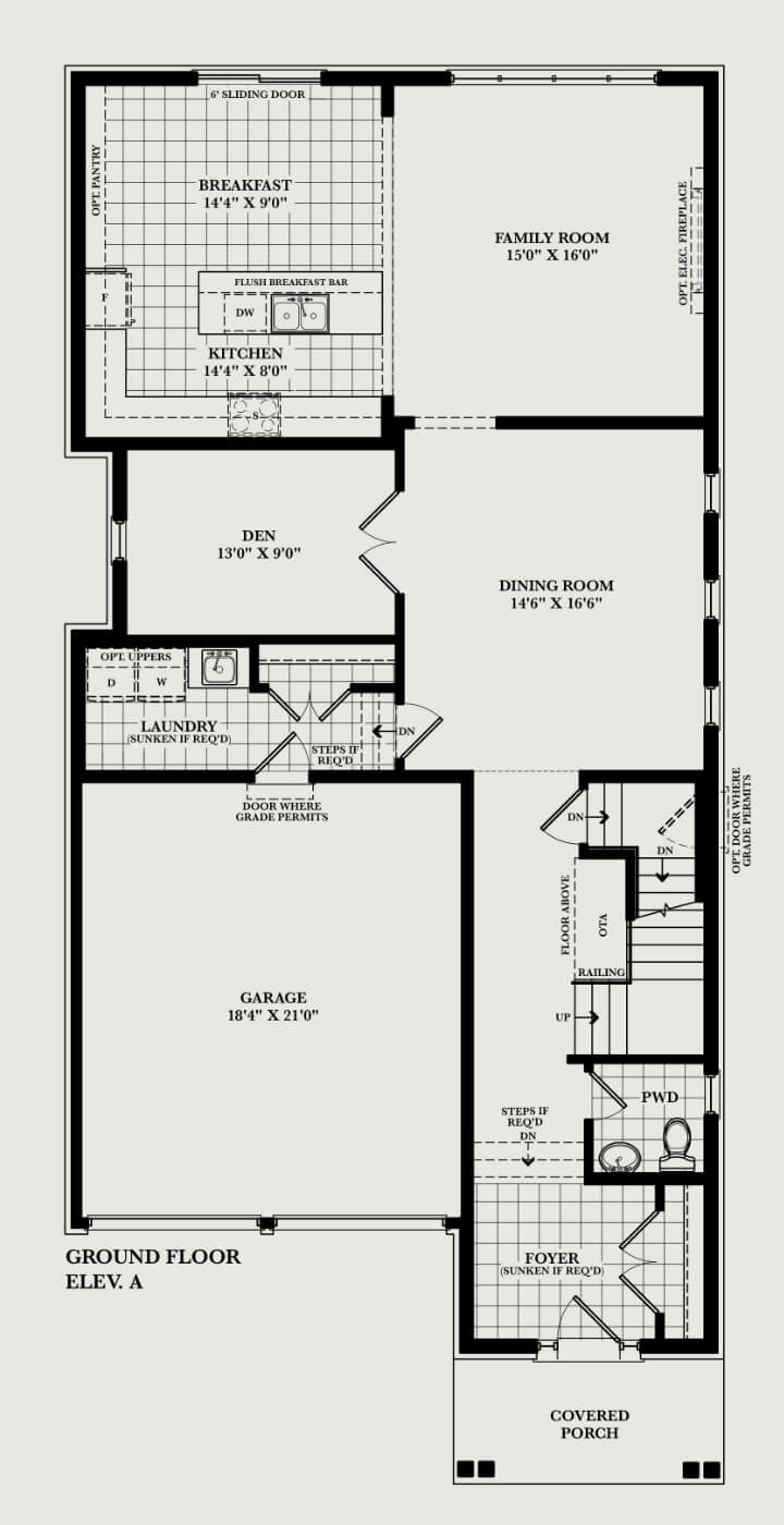 Charnwood ground floor plan