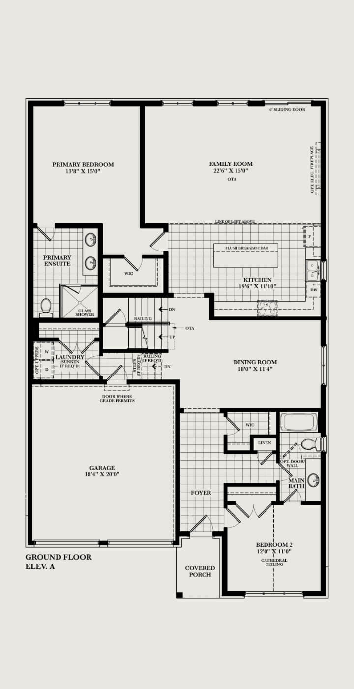 Foundry with Loft ground floor plan