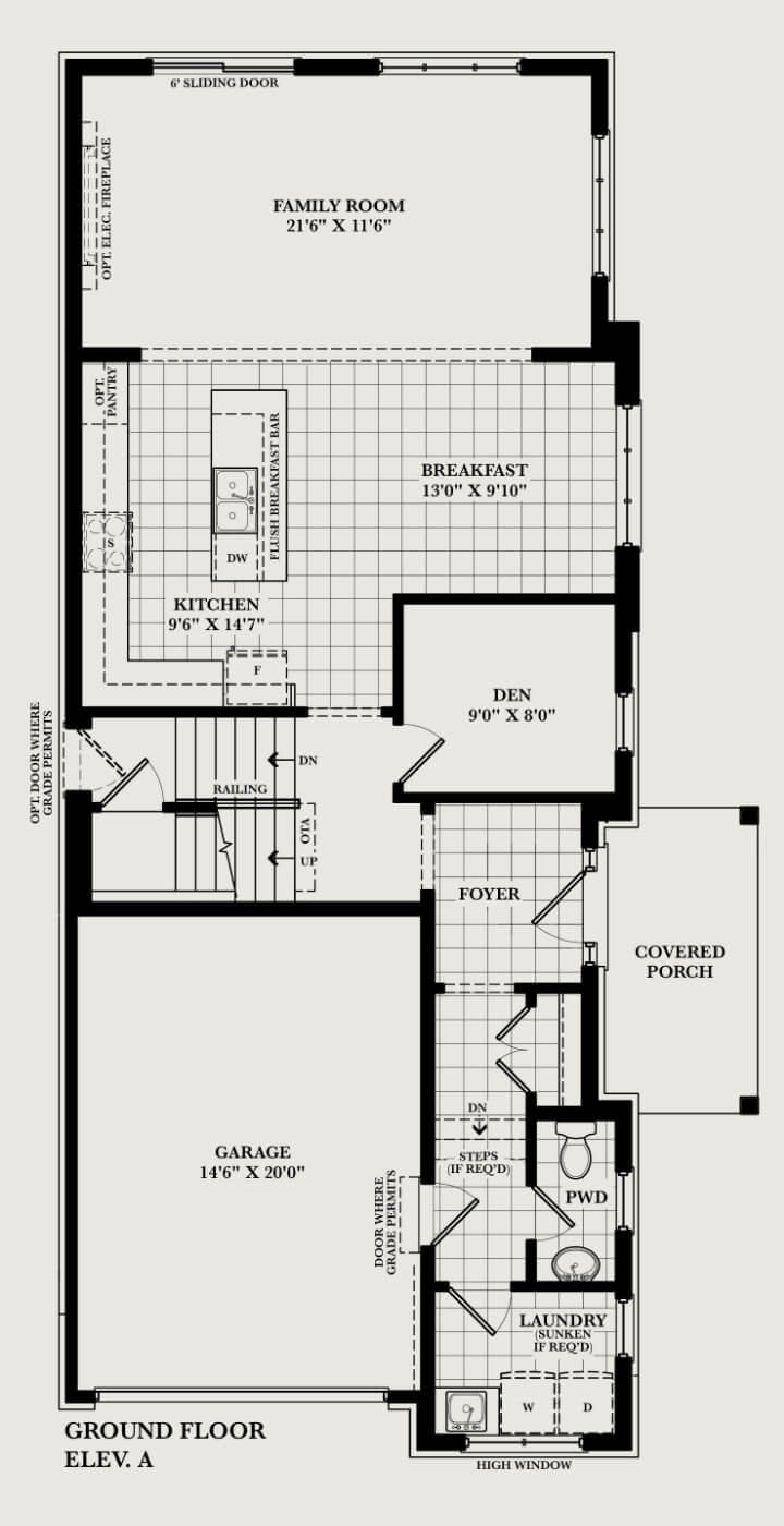 Hawthorne ground floor plan