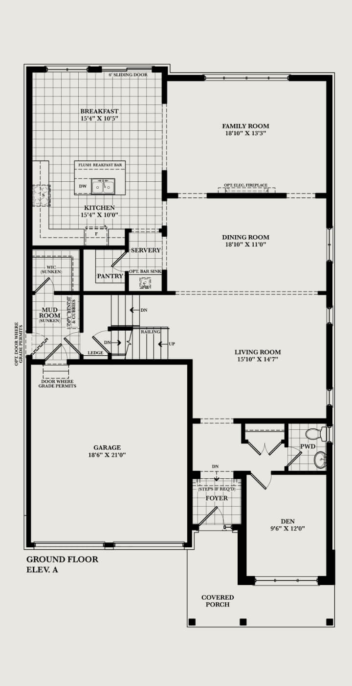 Turner ground floor plan